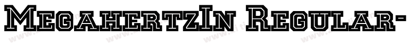 MegahertzIn Regular字体转换